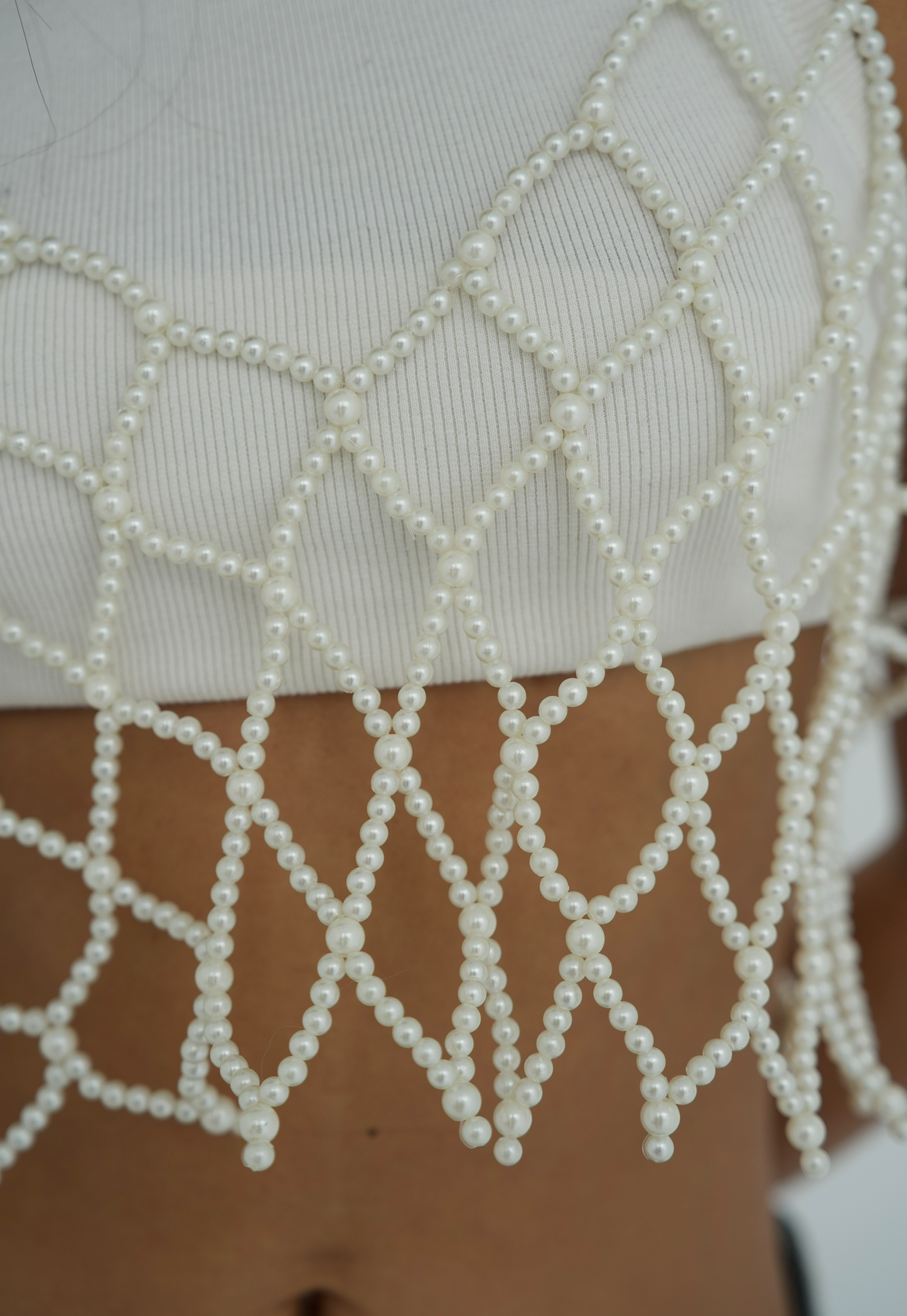 The white Statement vest